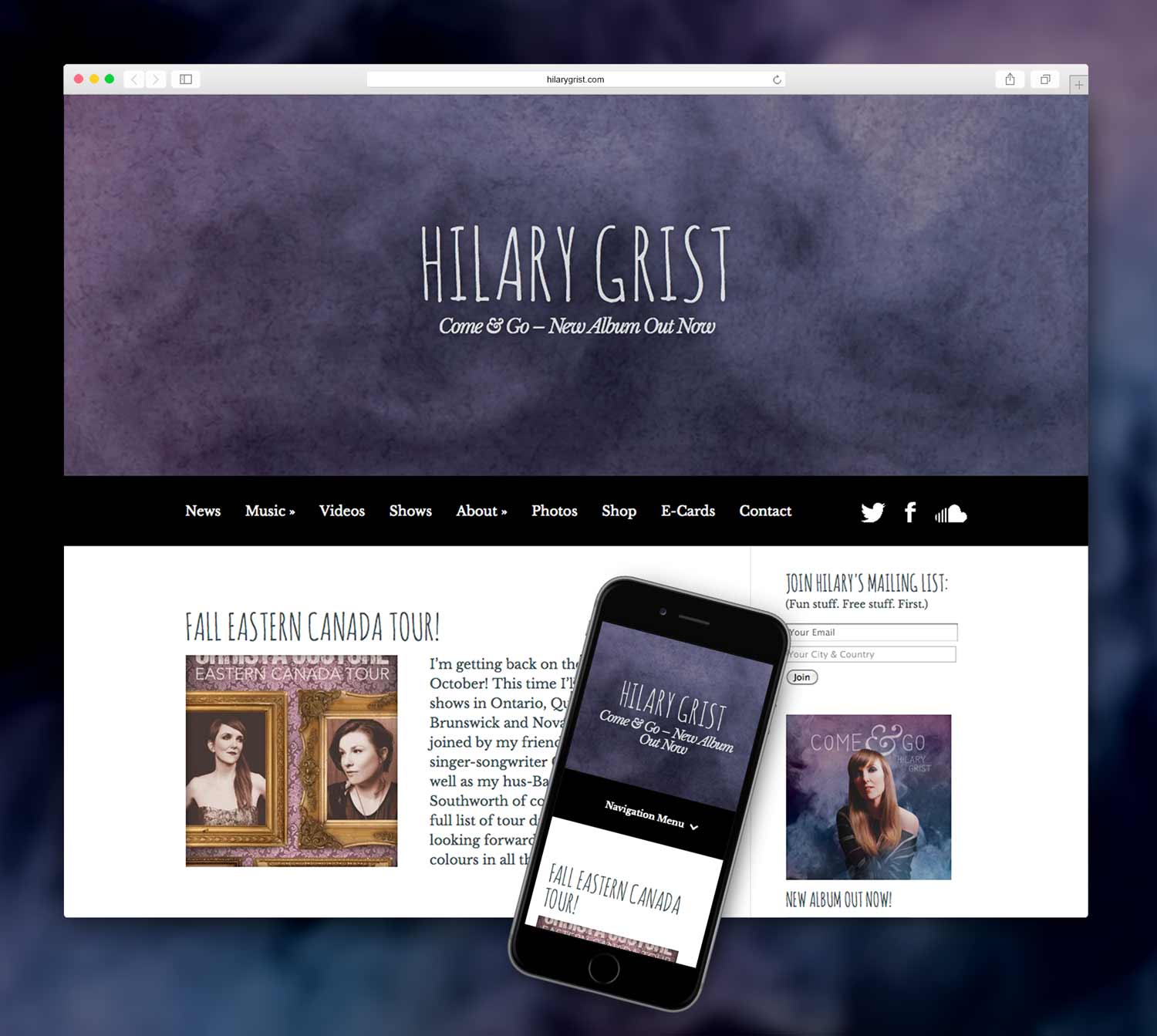 Responsive website design