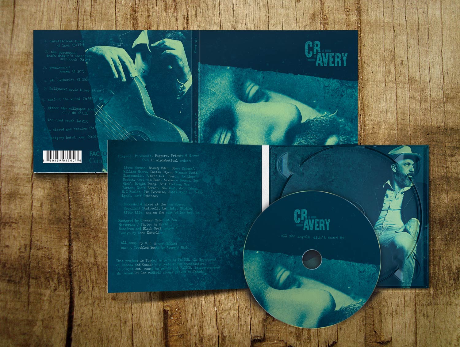 CR Avery CD Package Design