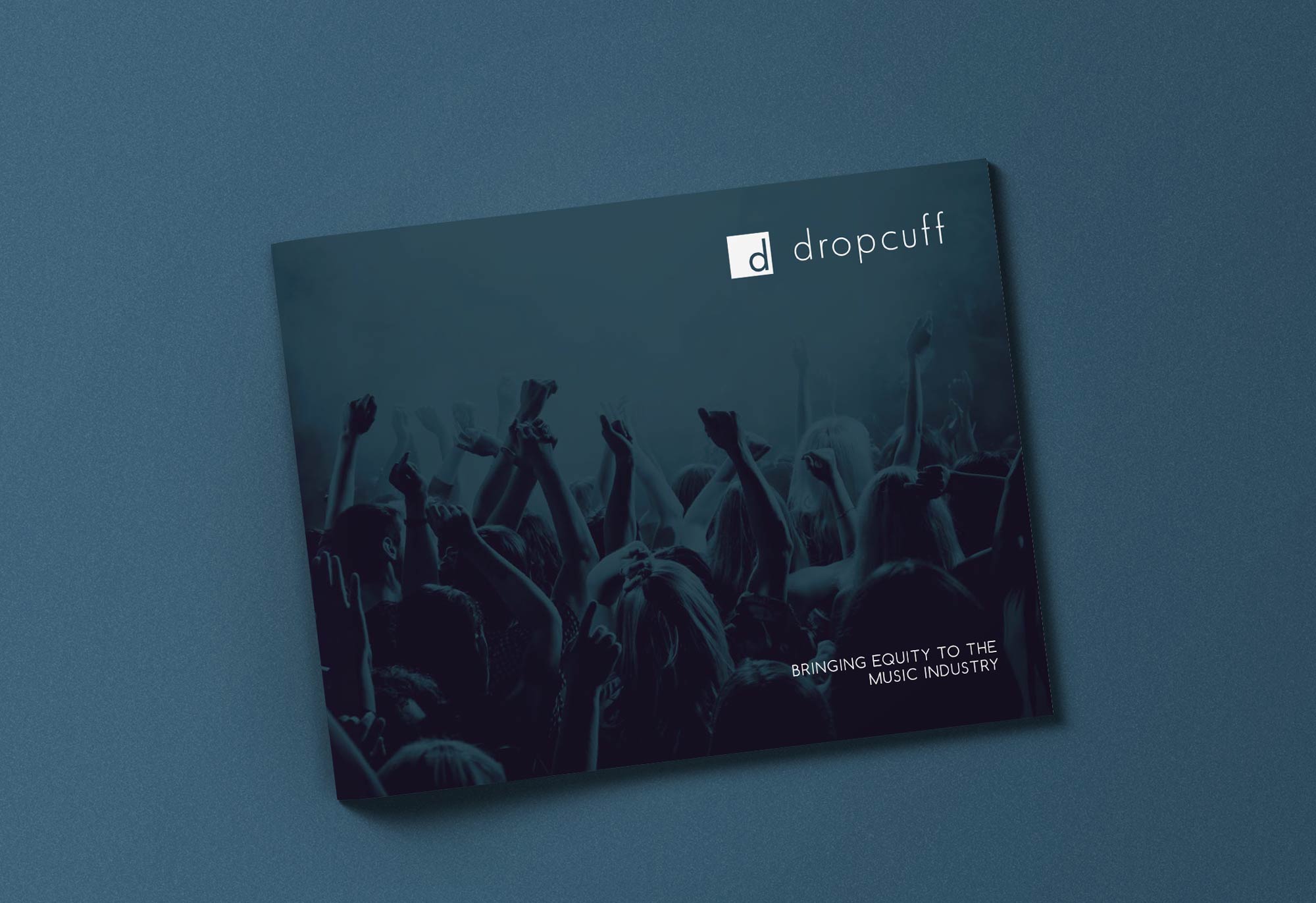 Investor package layout and graphic design for Dropcuff
