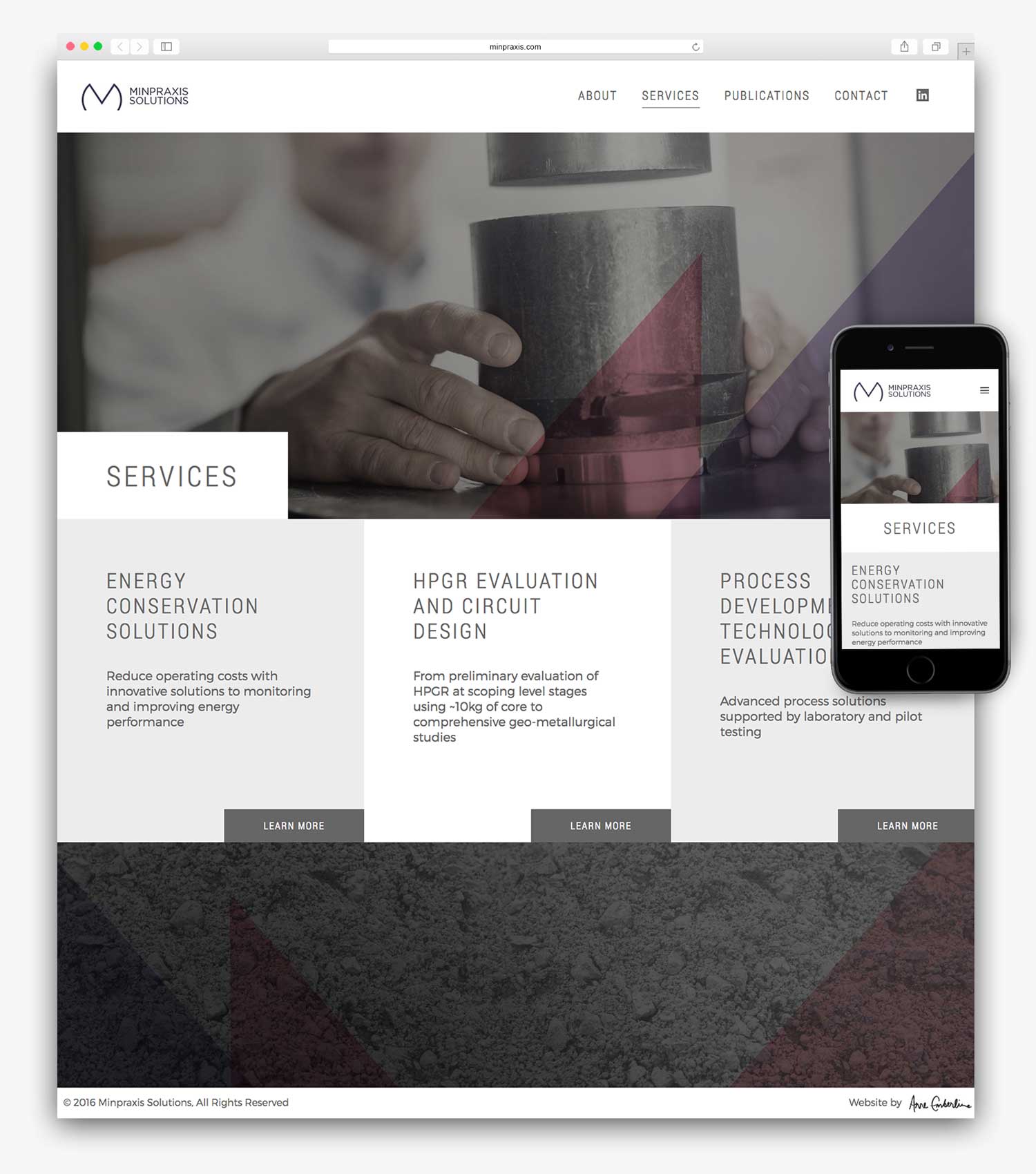 Responsive website design