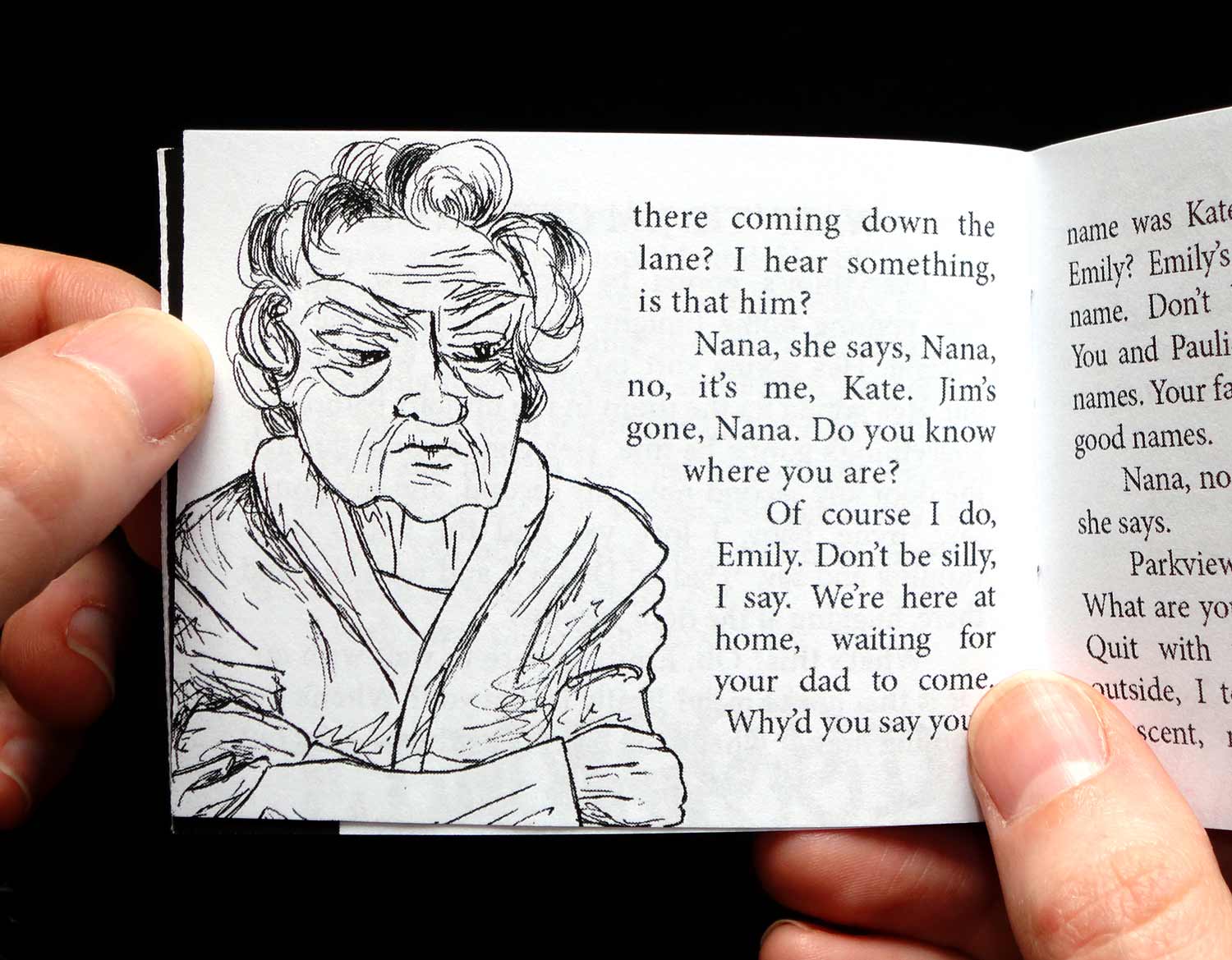Hand-illustrated booklet
