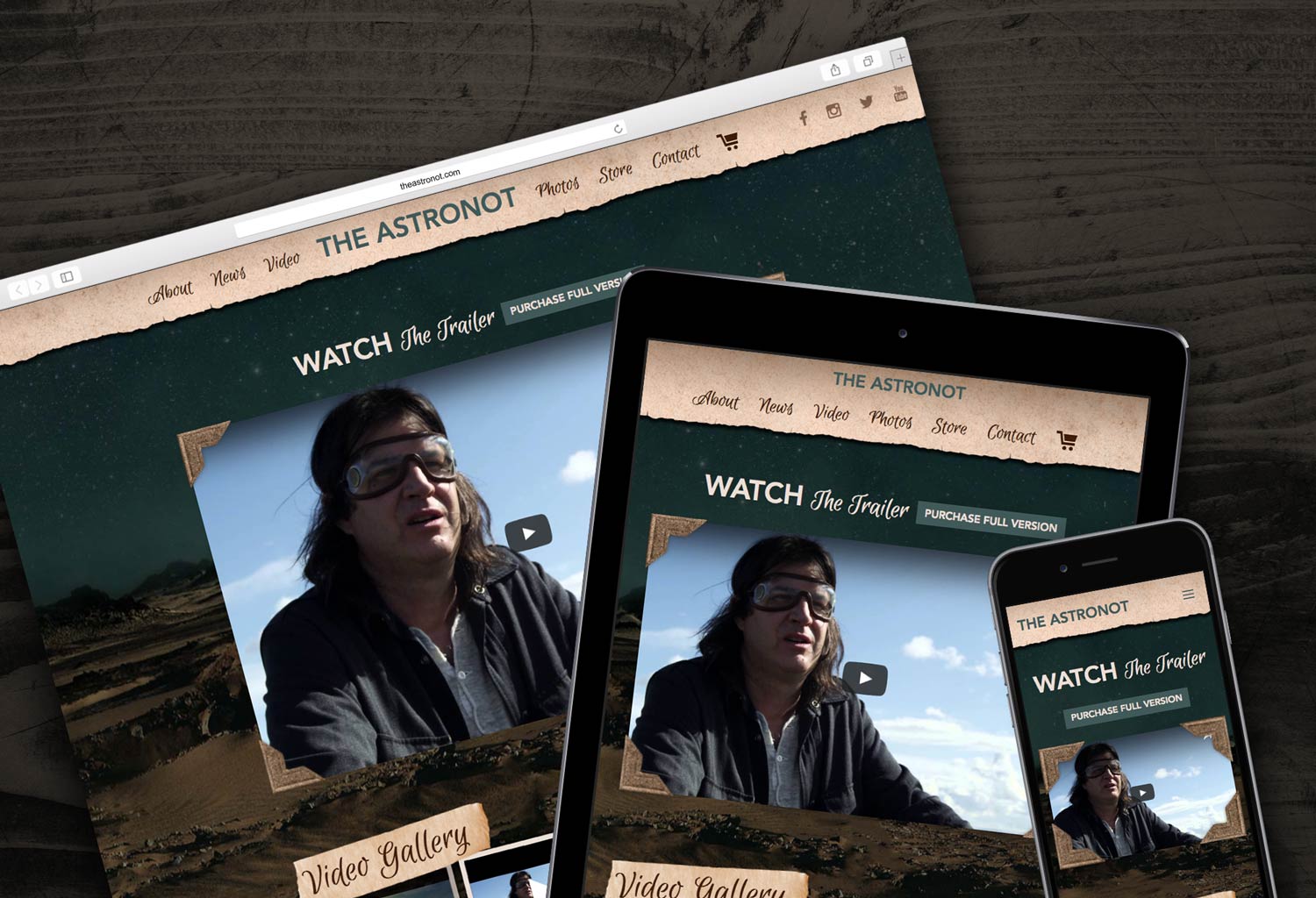 Vancouver film responsive website design