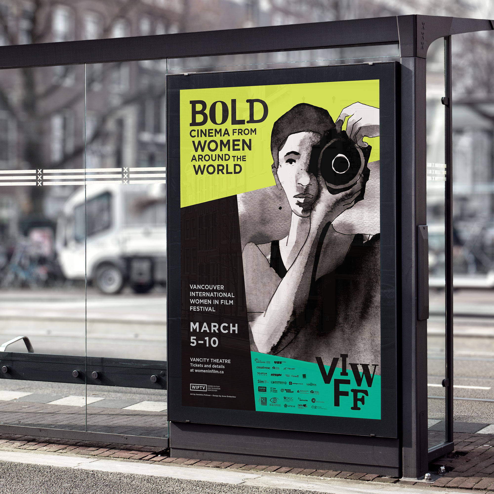 VIWFF Transit Shelter Ad